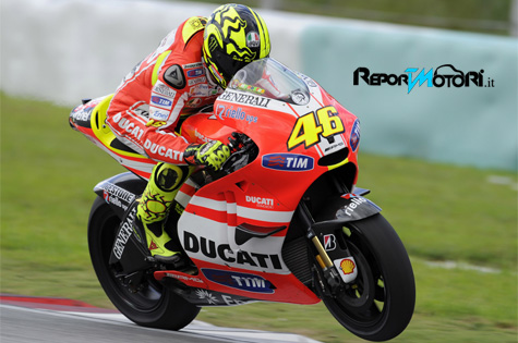 Valentino Rossi - Test MotoGP - Sepang 2011