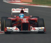 Fernando Alonso podio GP India 2012