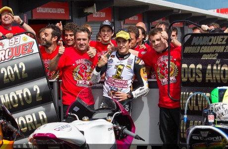 Marc Marquez Campione del Mondo Moto2 2012