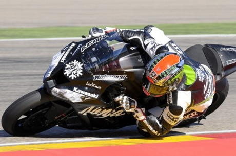 Tom Sykes prova ad Aragon