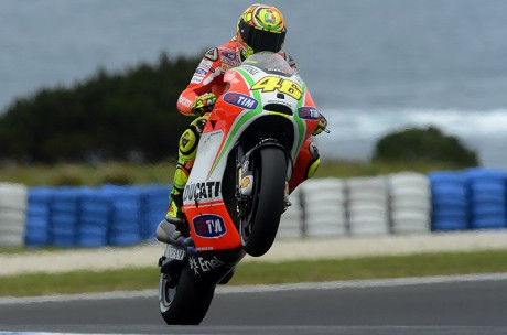 Terza fila di partenza per Valentino Rossi a Phillip Island