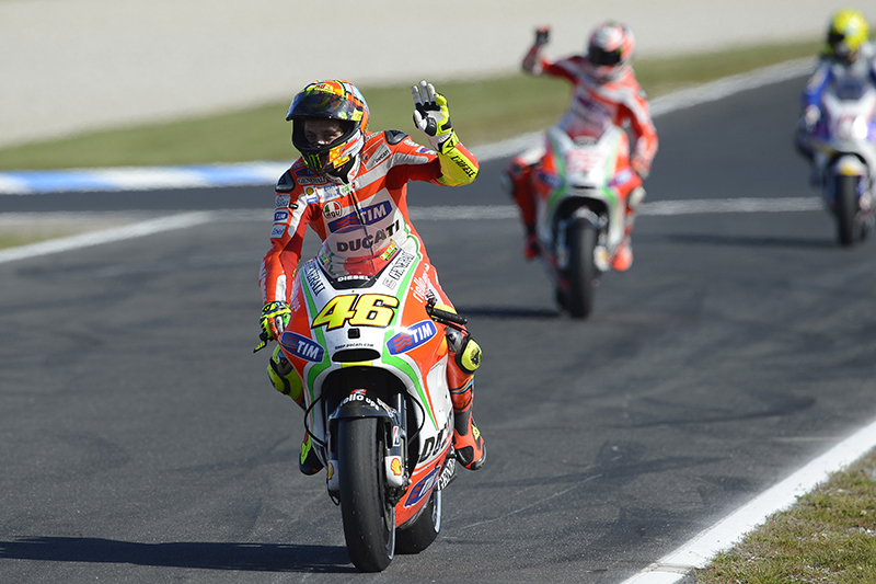 Valentino Rossi settimo a Phillip Island