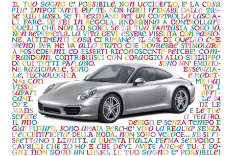 Porsche Italia e Oliviero Toscani