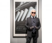 Karl Lagerfeld espone in Rolls-Royce