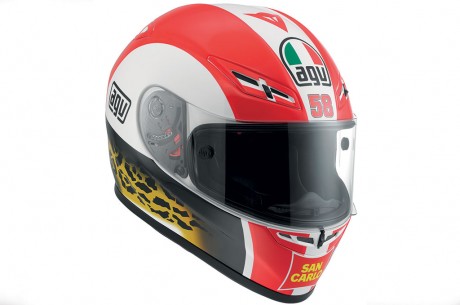 Simoncelli tribute helmets