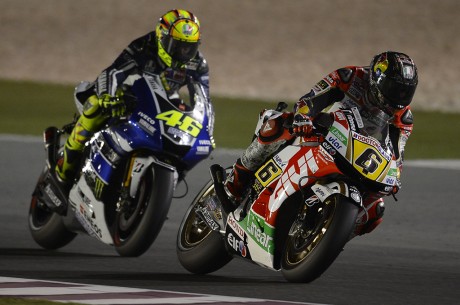Valentino Rossi e Stafan Bradl - Circuito di Losail - Qatar 2013