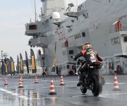 Max Biaggi prova le nuove Pirelli Angel GT