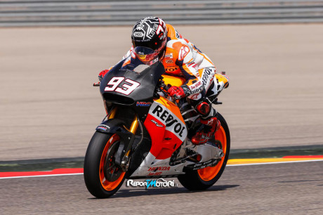 Marquez - Test Michelin