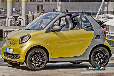 Nuova smart fortwo cabrio