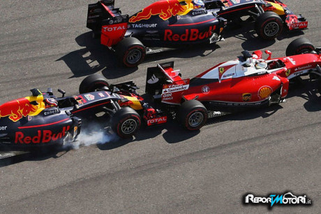 F1 Sochi - Incidente Kvyat e Vettel