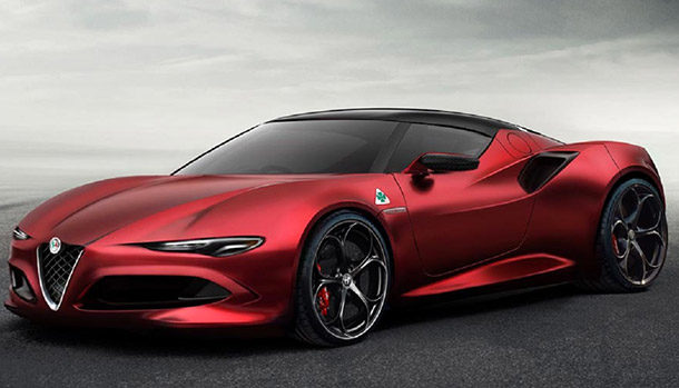 Alfa Romeo 8C rendering