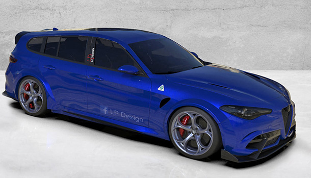 Alfa Romeo Giulia Sport Wagon GTAm Concept