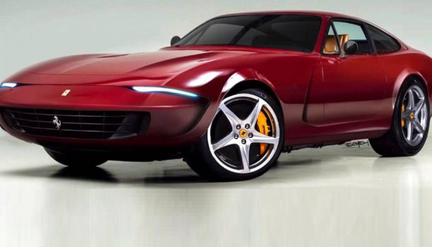 Ferrari 365 GTB/4 Daytona Rendering