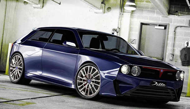 Lancia Delta HF Integrale render