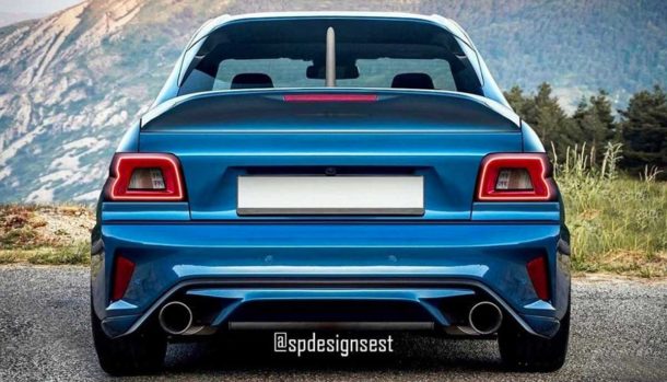 Ford Focus ST render Escort RS Cosworth