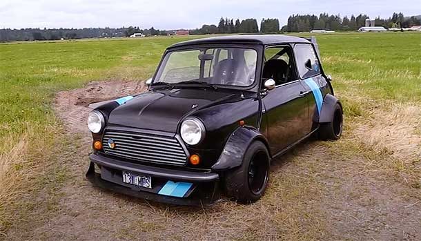 Una Mini con il cuore di una Kawasaki Ninja ZX-10R