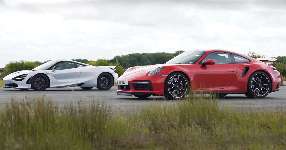 Porsche 911 Turbo S vs McLaren 720S