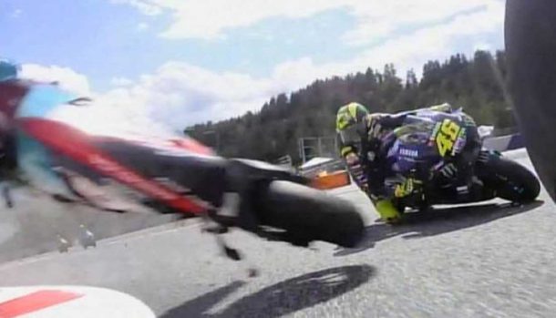 Valentino Rossi - Incidente Spielberg