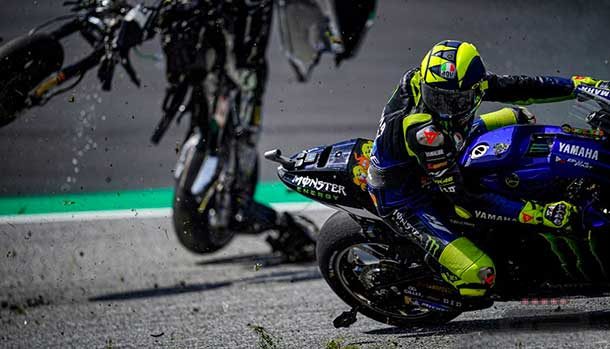 Valentino Rossi - Incidente Spielberg