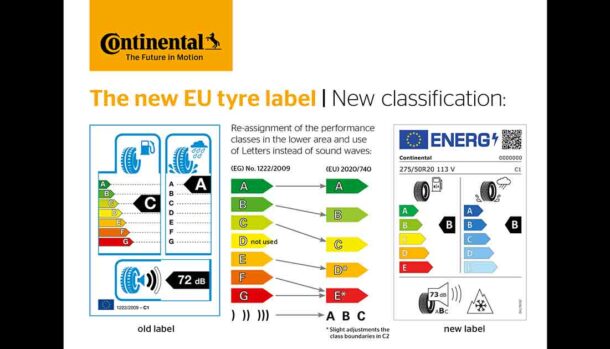 Nuova etichetta europea per pneumatici