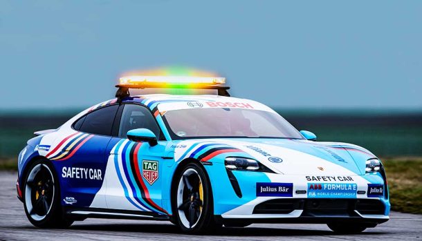 Porsche Taycan safety car Formula E