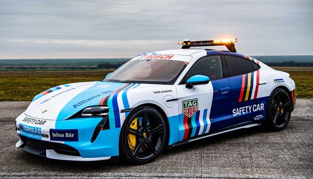 Porsche Taycan safety car Formula E