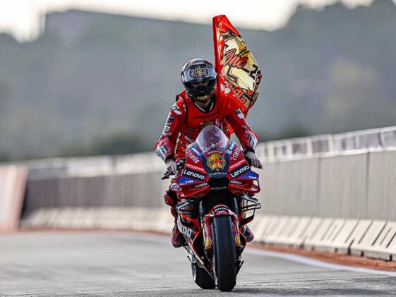 Francesco Bagnaia è Campione del Mondo MotoGP 2023.