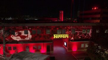 Ferrari light show