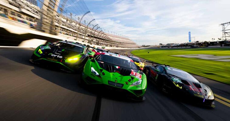 Lamborghini protagonista nella 24 Ore di Daytona