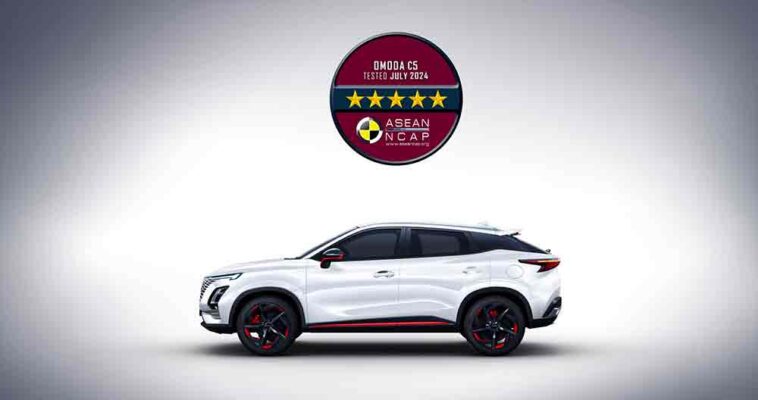 Omoda C5: la sicurezza è certificata ASEAN NCAP