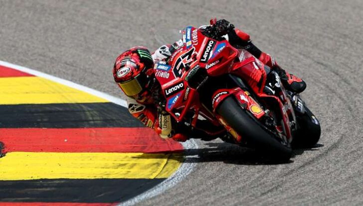 Pecco Bagnaia in sella alla Ducati