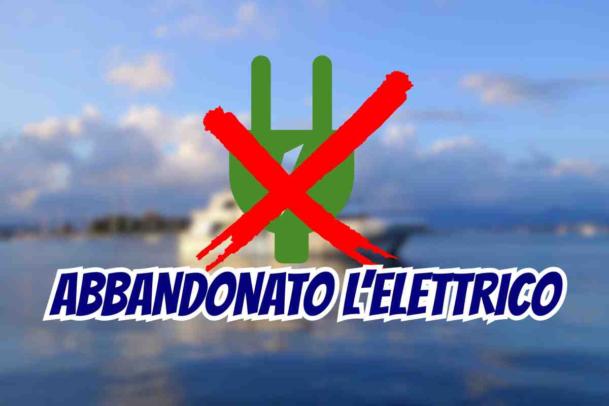 Navi, addio all'elettrico