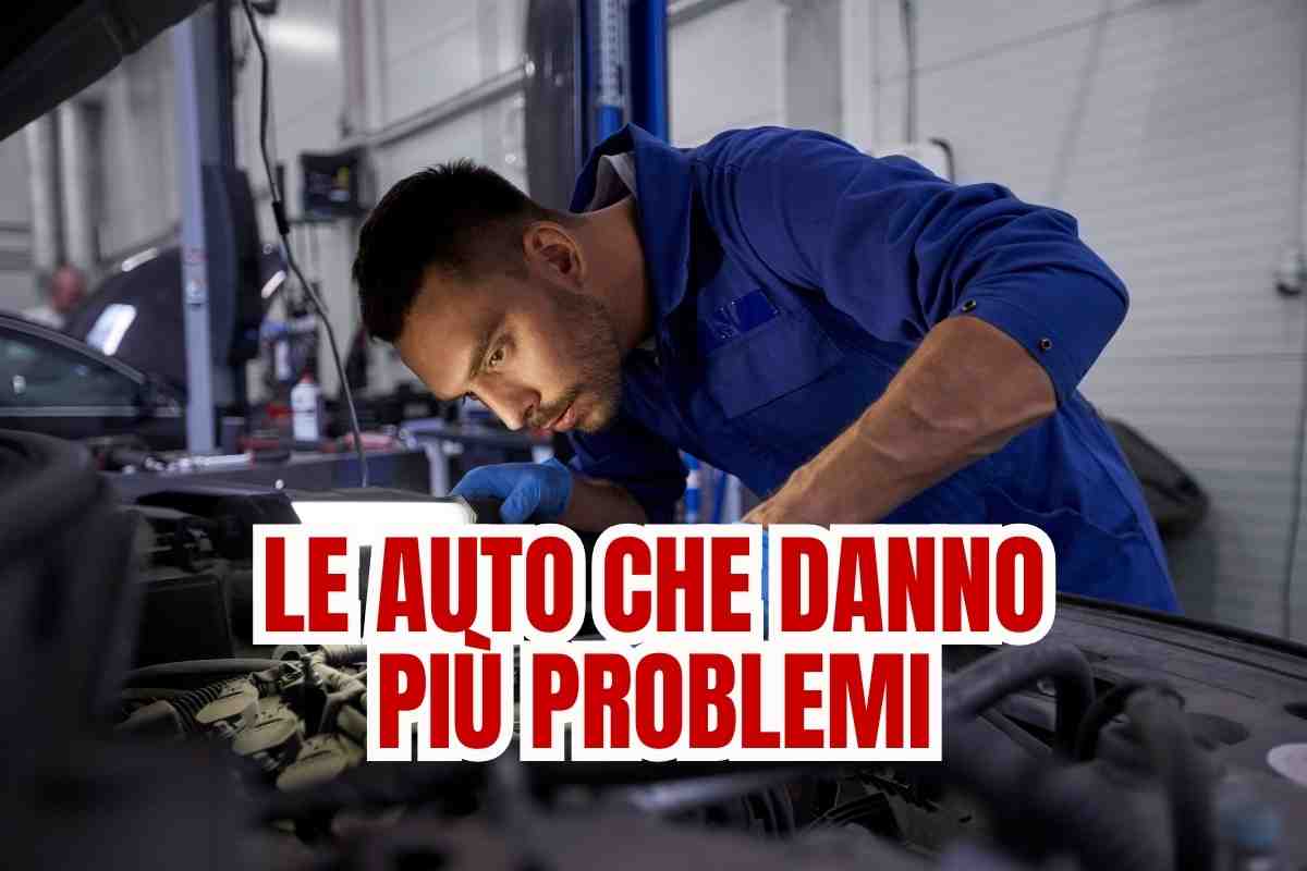 Le auto che danno più problemi