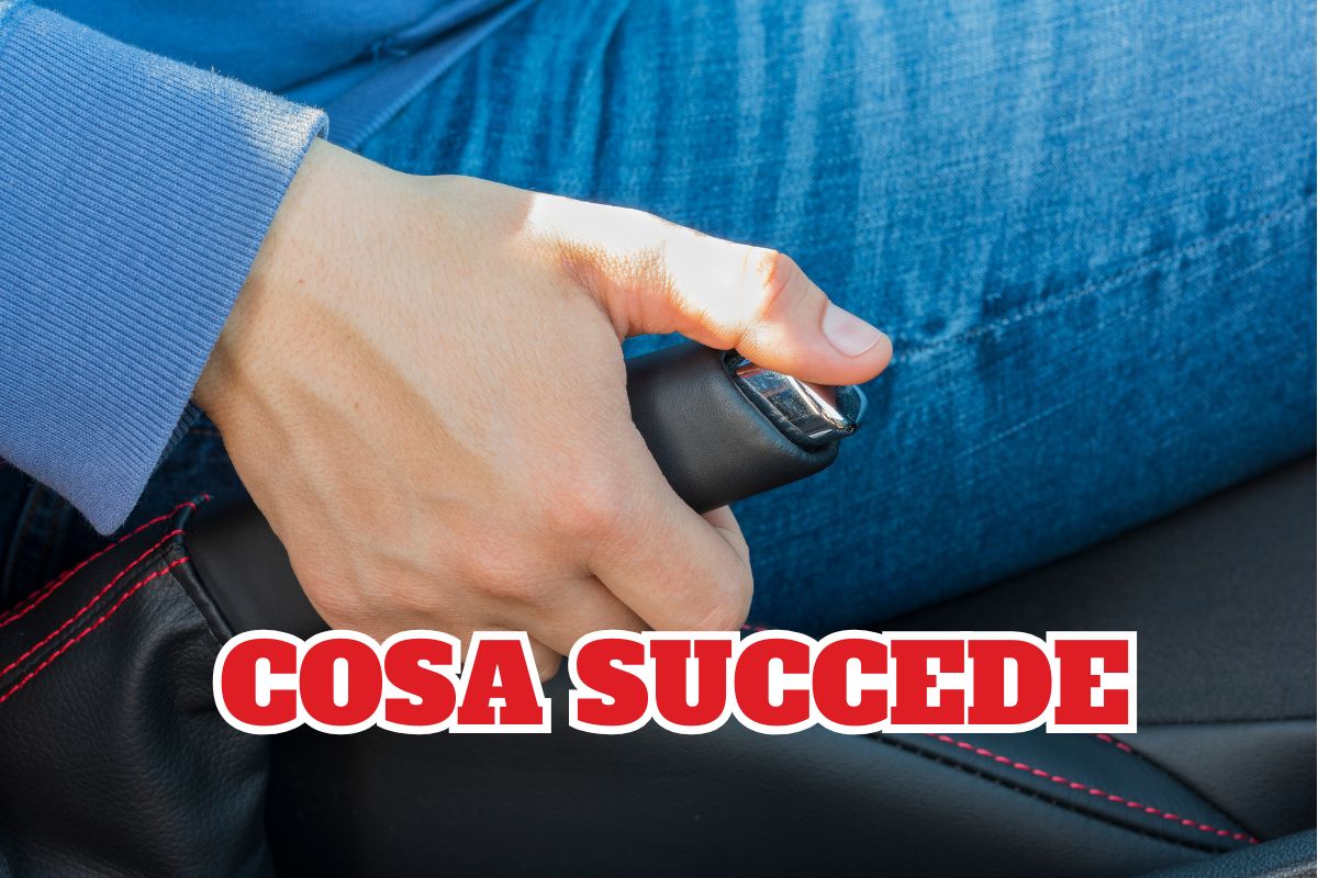 Freno a mano, cosa succede