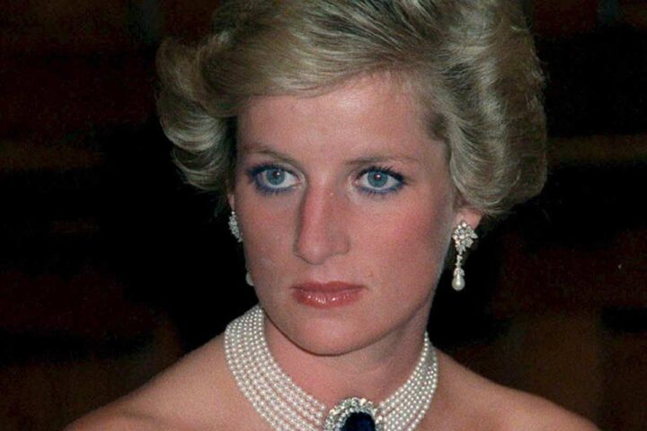 Primo piano di Lady Diana