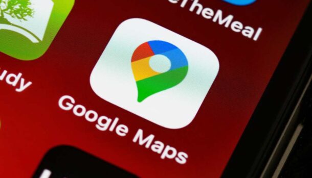 La app Google Maps su uno smartphone