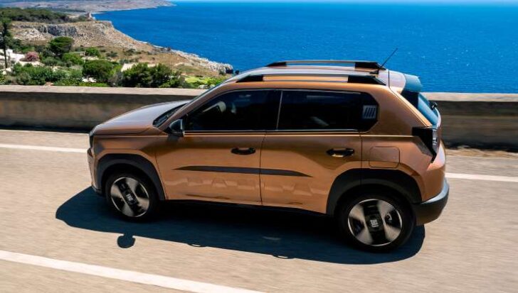 La FIAT Grande Panda in marcia