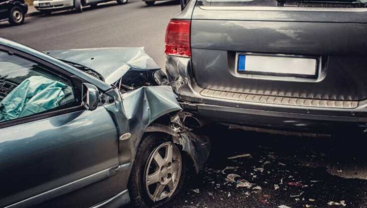 Un tamponamento tra due auto