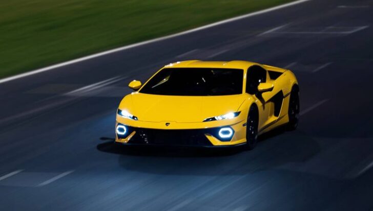 La Lamborghini Temerario in pista