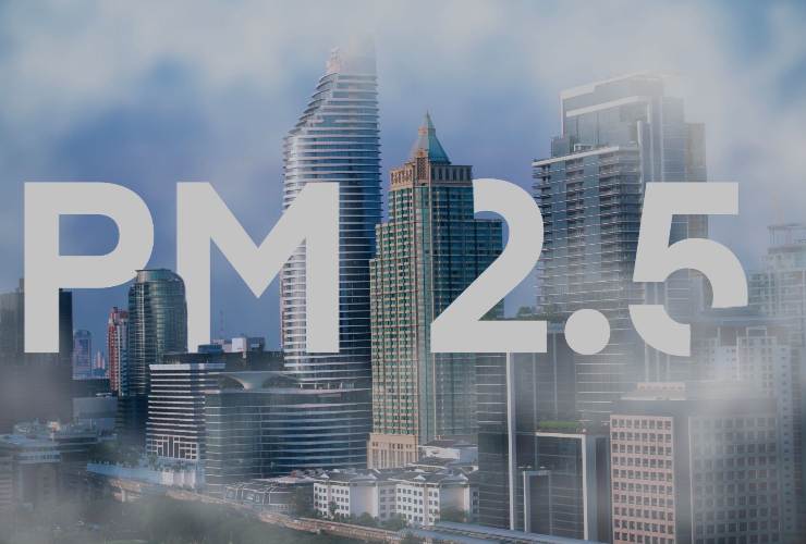 Particelle atmosferiche auto elettriche