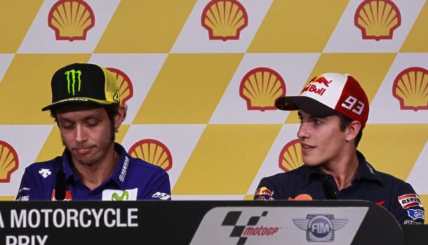 Valentino Rossi e Marc Marquez