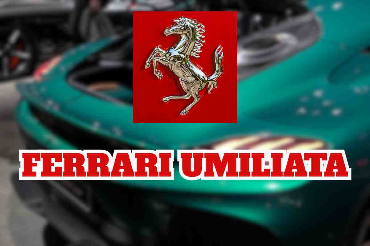 Ferrari umiliata