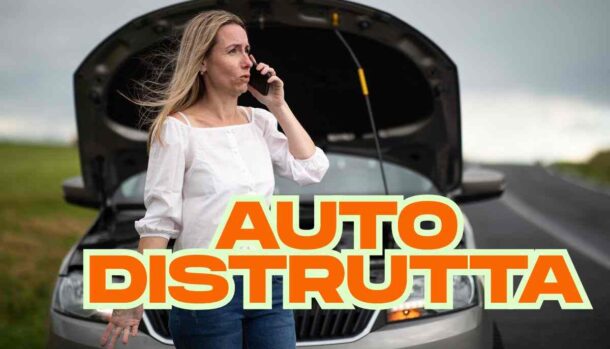 Diesel novità auto distrutta Valmontone