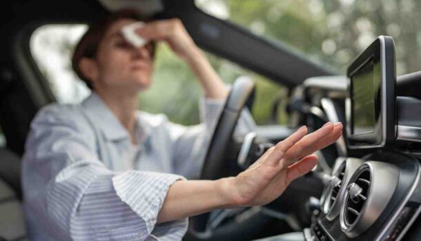 auto caldo aria condizionata