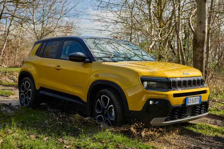 Jeep Avenger elettrica SUV