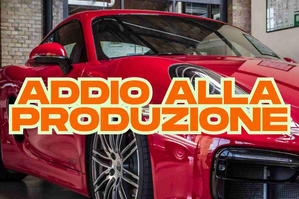 Porsche 718 Boxster Cayman addio