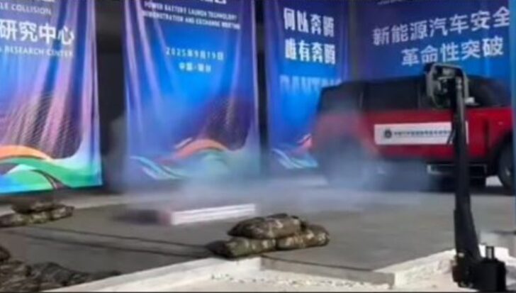 La batteria eiettabile studiata in Cina