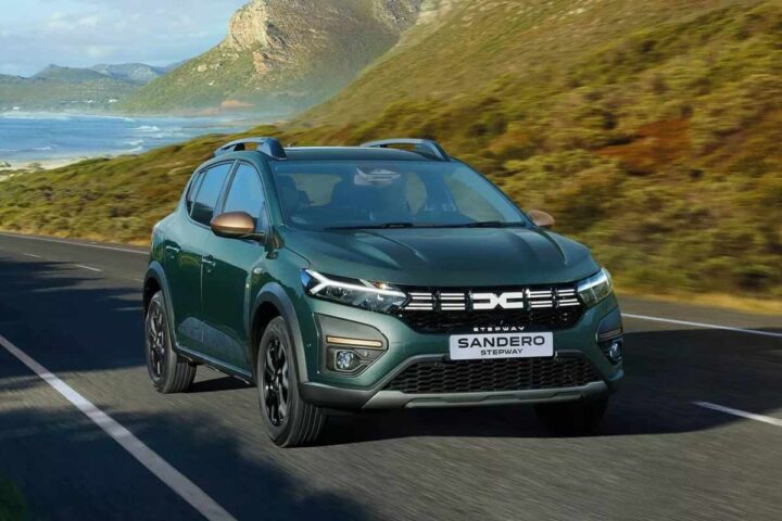 La Dacia Sandero Stepway in strada