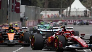 Una fase di gara della F1
