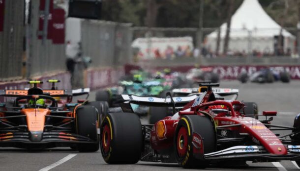 Una fase di gara della F1